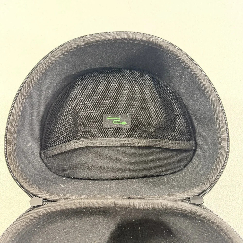 Genuine Razer Kraken Gaming Headset‎ Headphones Zip Around Black Leather Case